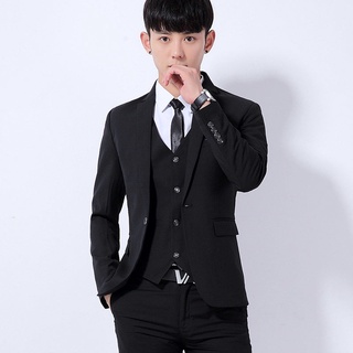 Suits Men s Four Seasons Korean Slim Groom Wedding Groomsmen Dress Business Formal Wear Professional Casual