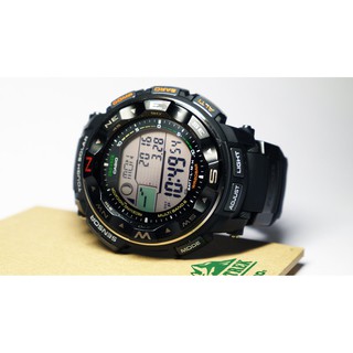 Casio Men's PRW 2500R-1CR Pro Trek Solar Digital Sport Watch