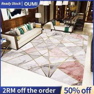 OUMI Carpet Karpet Ready Stock Nordic ins Geometric Top Quality Rug for Home can customize tatami carpet karpet Home Carpet Floor mat Rugs Carpes