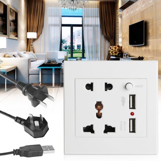 🏠 Home improvement 🏠 Power Plug Adapter Panel Socket USB Power Switch Socket