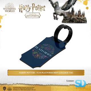 Wizarding World: Harry Potter 9 3/4 Platform MDF Board Luggage Tag