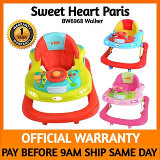 Sweet Heart Paris BW6968 Baby Walker with Music Tray Toys