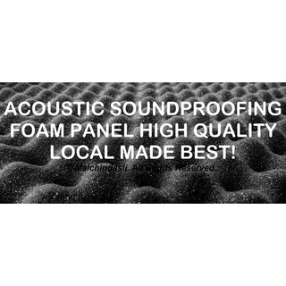1.5" Large Acoustic Soundproofing Foam Panel Highest Density & Quality Proudly Malaysian Made
