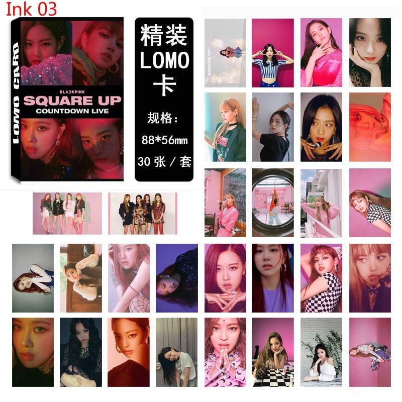 NEW KPOP BLACKPINK Self-made Card LOMO Photo Fans Card 30 pcs/set KOREA FASHION