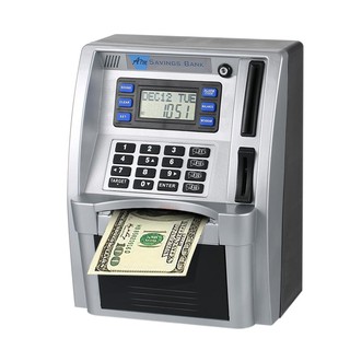 Simulation Mini ATM Safe Password Box Electronic Money Bank US Cash Bill Coin Can Saving Banks (1)
