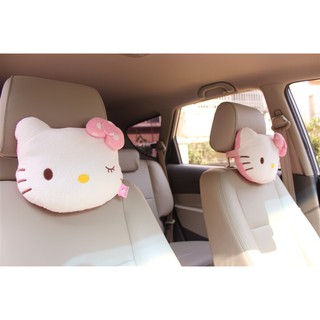 Hello Kitty cartoon plush car seat pillow one piece