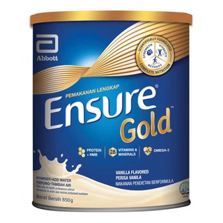 Ensure Gold VANILLA / WHEAT / COFFEE / ALMOND 850g LIMITED STOCK
