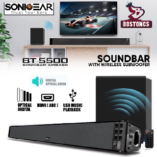 SonicGear BT5500 Sound Bar With Wireless SubWoofer Free Bubble Wrap (1)
