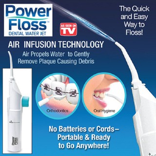 Power Floss Pump Dental Water Jet , No Need for Batteries