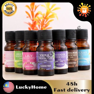 [Stock in Malaysia]10ml Pure Natural Plant Essential Oil Aromatherapy Essential Humidifier Fragrance Aroma Fragrance Oil