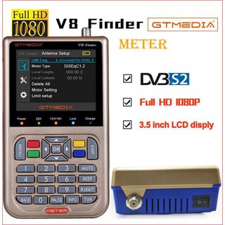 <<READY STOCK>> Handheld Digital LCD Display S/S2 1080P V8 Satfinder Meter / iBRAVEBOX V9 Finder