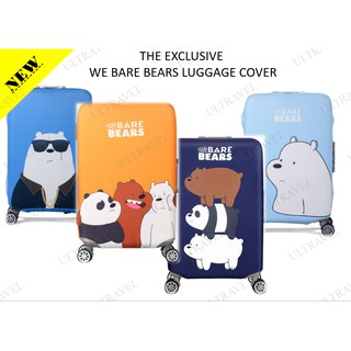 [READY STOCK] Exclusive We Bare Bears Design Luggage dust cover/protector