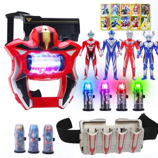[Ready Stock] Ultraman Toys Geed DX Altman Figures Transfiguration Belt Luminous capsule Kids (2)