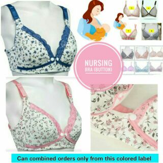 {From Malaysia} Button Nursing Bra / Baju Dalam Menyusu Cotton