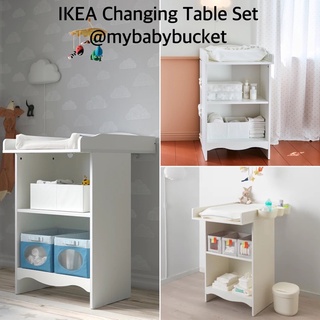 💯IKEA.my Changing Table set/Package White - SOLGUL / SMAGORA (1)