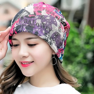 Hat female spring and summer bald breathable chemotherapy cap female thin scarf sleeping cap indoor yoga turban cap mont