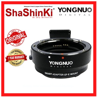YongNuo Smart Adapter EF-E Mount Canon EF EF-S Lens to Sony NEX Series Camera
