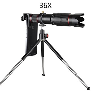 Universal 4K 36x Zoom Mobile Phone Telescope Lens Telephoto External Smartphone Camera Lens For Mobile
