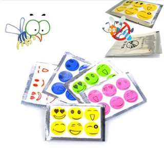 30Pcs mosquitoes sticker patch smiling face insect cartoon anti mosquito killer