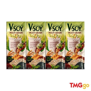 V-soy Soya Bean Milk Multi-grain 4*200ml