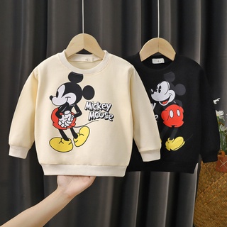 Children's Clothing Boys Kids Clothes Long Sleeve Pullover Tops Cartoon Character Sports Costume Baby T-shirts Sweaters Shirts