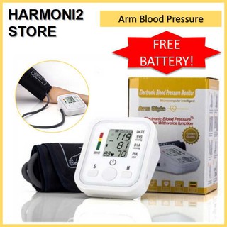 Digital Arm Blood Pressure And Heart Beat Monitor with LCD Fully Automatic Mesin Cek Tekanan Darah