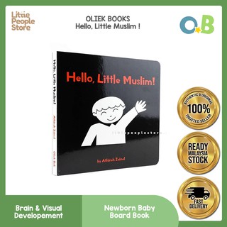 [littlepeoplestore] 🧡 READY STOCK 🇲🇾 Hello ! Little Muslim | Newborn Islamic Baby Board Book