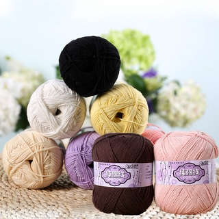 [In Stock]DIY benang fabric, yarn 50g, cotton yarn,wool yarn (1)