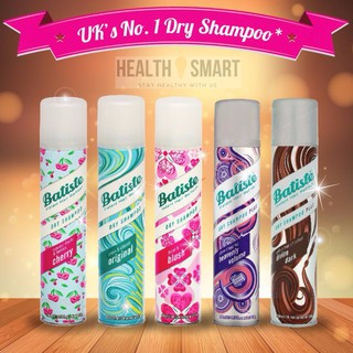 [West Malaysia Only]Batiste Dry Shampoo 200ml[Original,Cherry,Volume,Blush]
