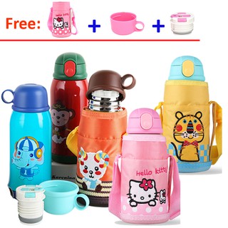 Locaupin 304 Stainless Steel Liner Child Vacuum Thermo Insulation Flask 550ml