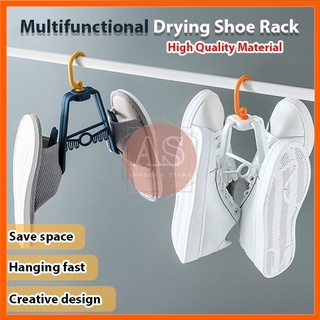 Creative Drying Shoes Rack Multifunctional Penyidai Kasut Household Rotatable Save Space Dry Fast Folding Rack