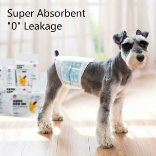 (S/M/L/XL)Pet Diapers 12pcs Dog Cat Diapers Male Dog Diapers Super Absorbent Puppy Nappies Sanitary Pants