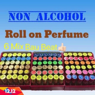 🔥6 Botol RM15.00🔥 Minyak Wangi Non ALCOHOL Roll-on Perfume