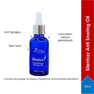 Silentzzz Massage Oil | Anti Dengkur | Anti Snoring Oil | 30ml