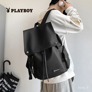 XD.Store Playboy Backpack Men's Middle School Student Trendy Large Capacity Backpack Junior High School Student College