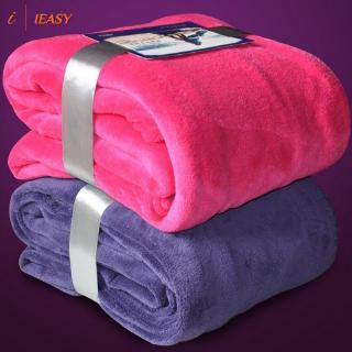 HOT SALE50*70cm Soft Throw Blanket Warm Coral Plaid Blankets Travel Flannel Sofa