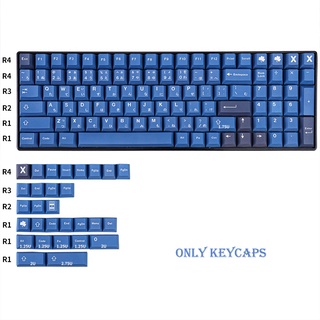 PBT Keycap 129 Keys Cherry Profile DYE-SUB Personalized GMK Striker Keycaps For Mechanical Keyboard 61 64 84 108 Layout