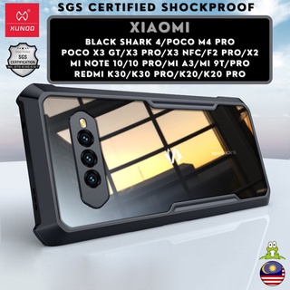 XUNDD Xiaomi Black Shark 4 Poco M4 X3 GT Pro NFC F2 Pro X2/ Mi Note 10 9T Pro A3 Redmi K30 K20 Pro Shockproof Phone Case