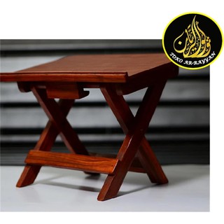 Rehal Meja Duduk Kayu Al-Quran Rihal Wood Stand L 40 x W 28 x H 30 (Large)