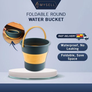 🔥Ship 24hr🔥 Foldable Leg Bucket Water Bucket Foot Bath Small Pail Portable Big Baldi Urut Kaki 折疊水桶泡腳桶 (1)