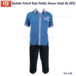 Koshibo School TADIKA Kemas Baju tadika lelaki RJ (SET) |Size S-XL