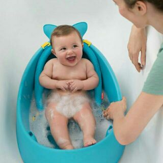 *ORIGINAL* Skip Hop Moby Smart Sling™ 3-stage Baby Tub (Blue)