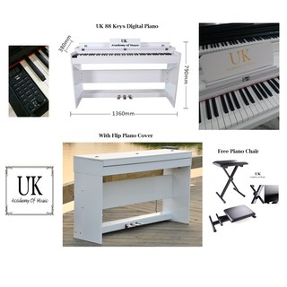 UK Exam Grade / Master Grade Hammer Action Fully Weighted Digital Piano 88 Keys+Piano Stool+...