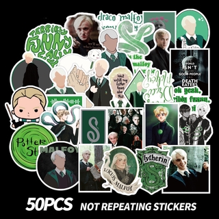 Z&M❀Draco Malfoy-Series Stickers❀50Pcs/Set Harry Potter Waterproof Stickers Decal for Toys