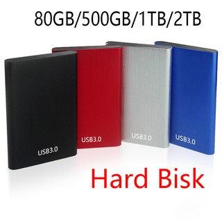 hdd Portable External Hard Disk Drive USB 3.0 2.5'' HDD 80GB 500GB IT 2T PC/Mac Plug and play