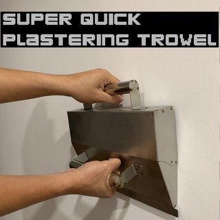 Stainless Steel Wall Plastering Trowel Concrete Super Quick and Efficient Plaster Tool Cepat Senang