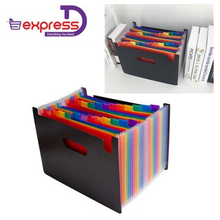 Expanding File Folder Document Organizer For A4 Paper With High Capac 24 Pockets