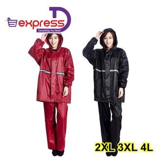 High Quality Raincoat Jacket Waterproof Canvas Pants And Sling Bag (1)