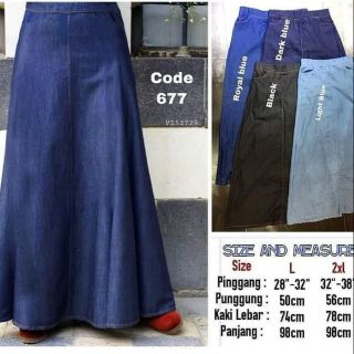 Denim skirt / jeans skirt (m/L, xL/xxL, 3xL/4xL)