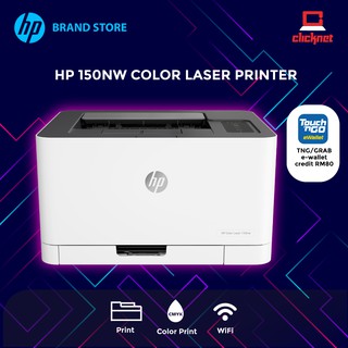 HP 150NW Color Laser Printer - Print/Network/Wireless/Eprint/Wifi Direct 4ZB95A (1)
